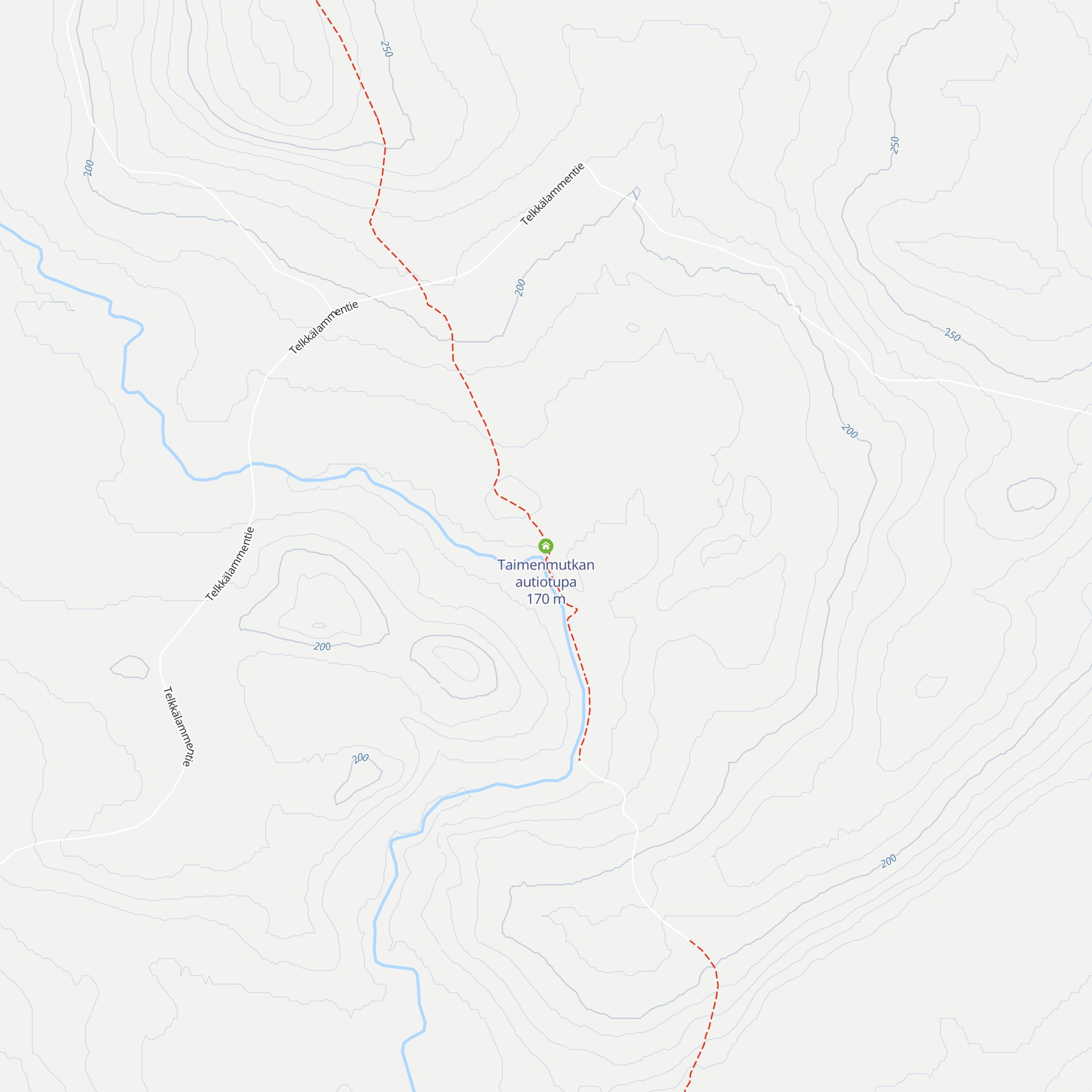 Taimenmutkan autiotupa map