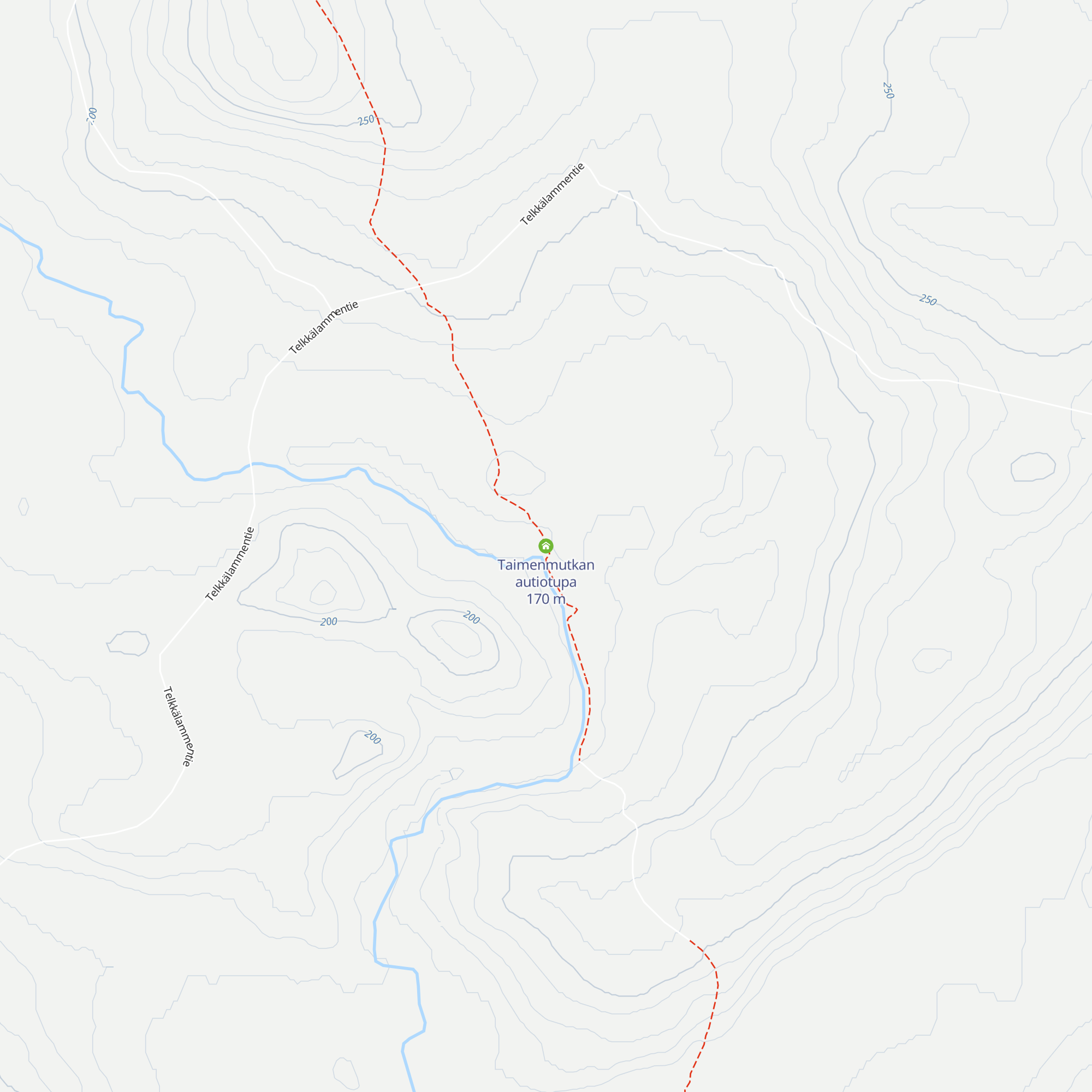 Taimenmutkan autiotupa map