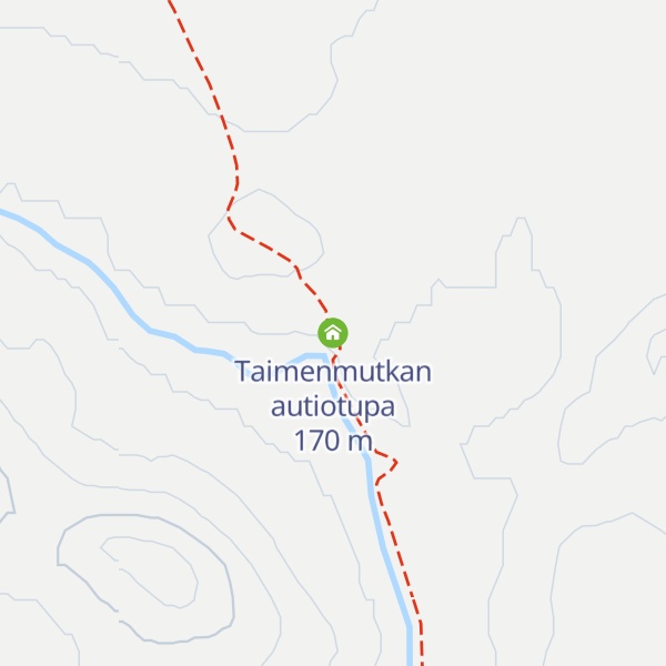 Map of Taimenmutkan autiotupa