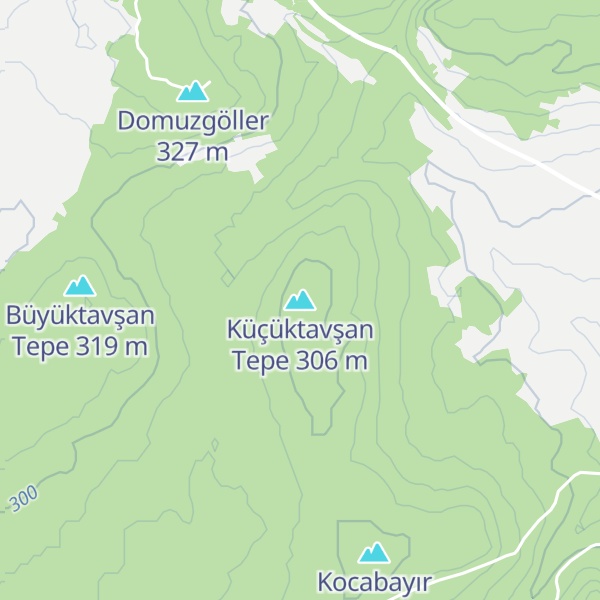 Map of Küçüktavşan Tepe