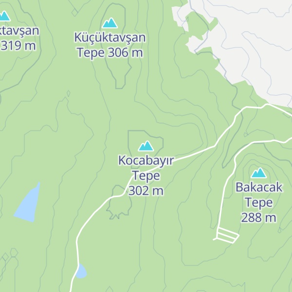 Map of Kocabayır Tepe