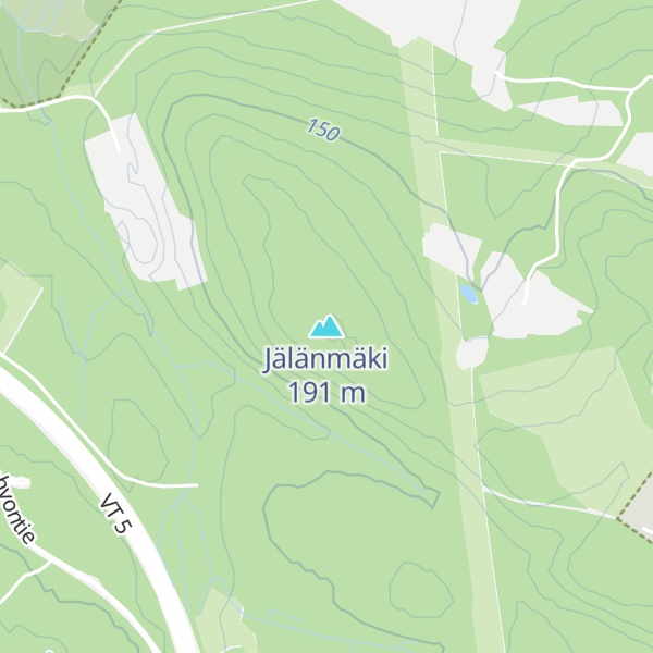 Map of Jälänmäki