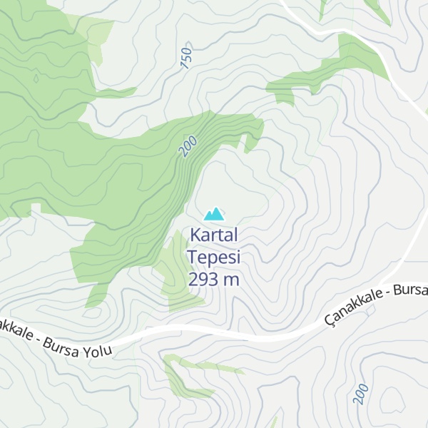 Map of Kartal Tepesi
