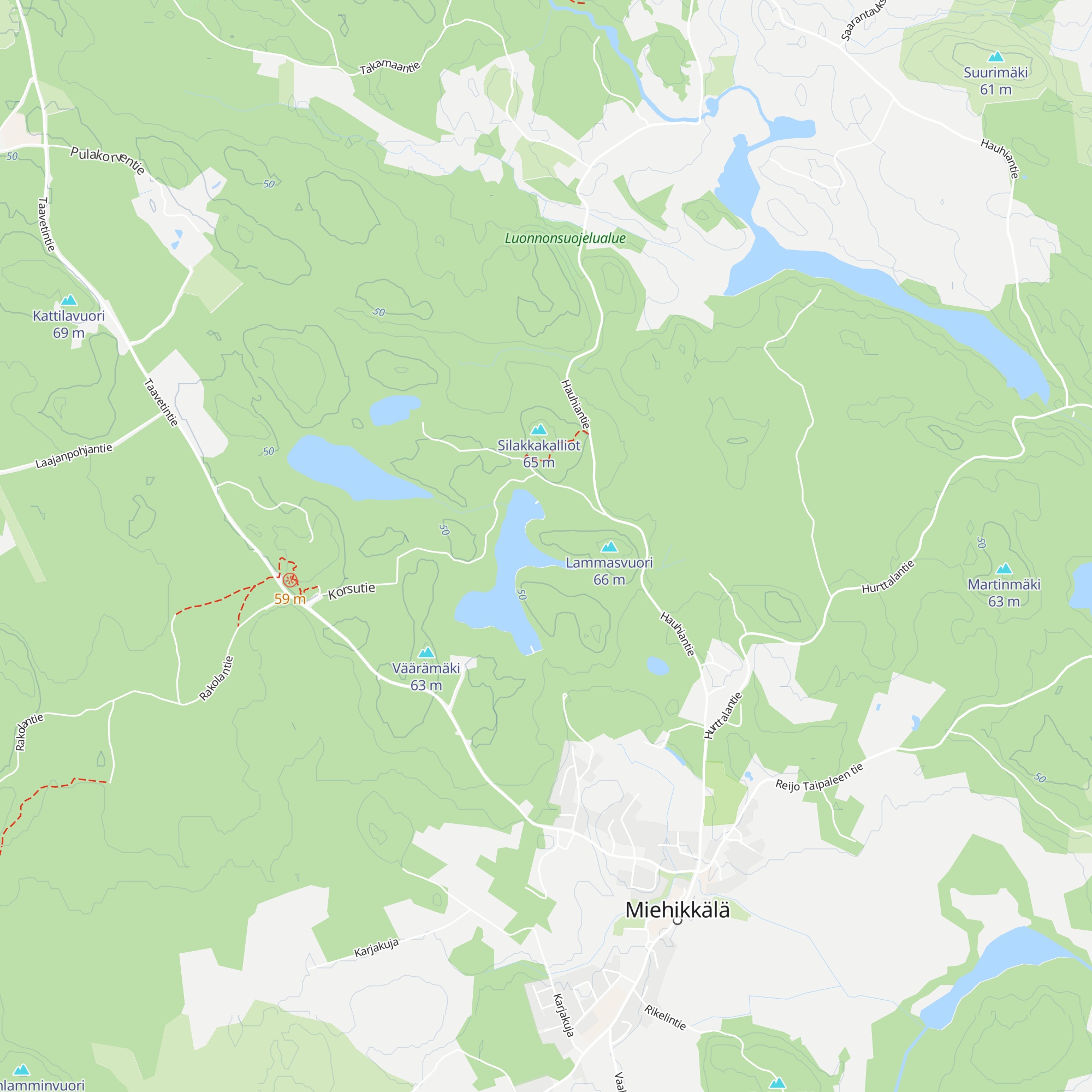 Sihkarinkallio kota map