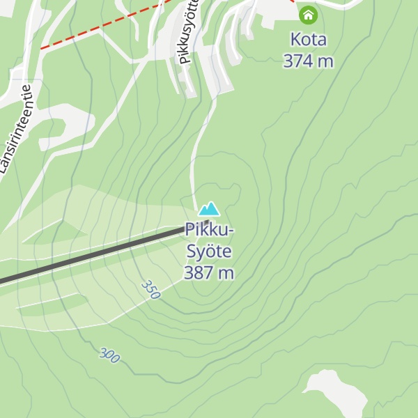 Map of Pikku-Syöte