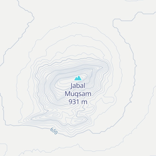 Map of Jabal Muqsam