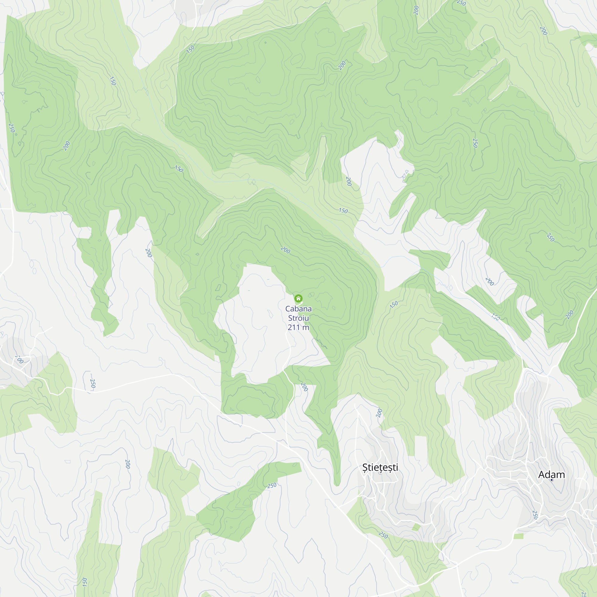 Cabana Stroiu map