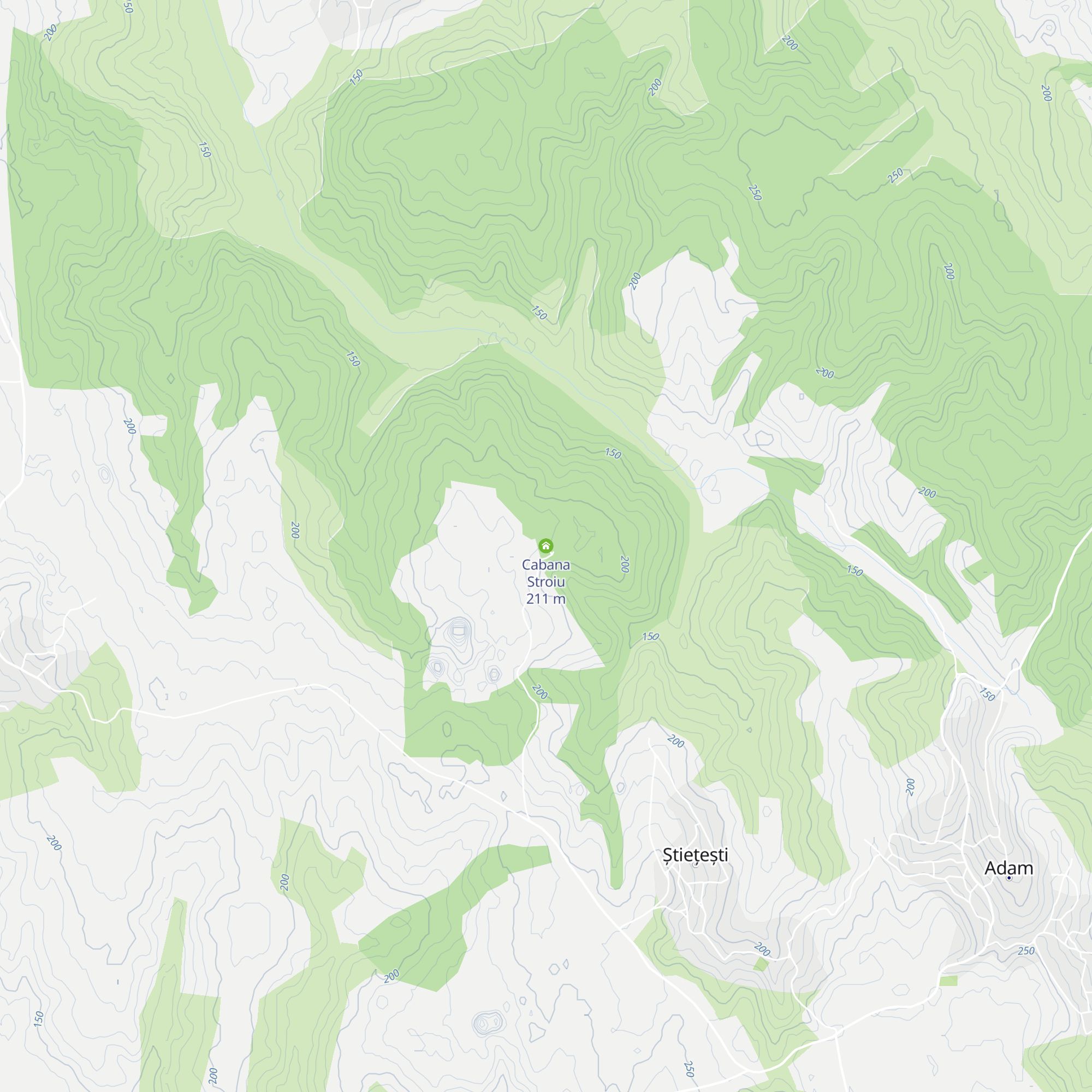 Cabana Stroiu map