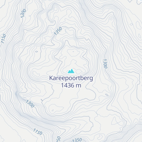 Map of Kareepoortberg