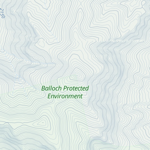 Map of Balloch Peak