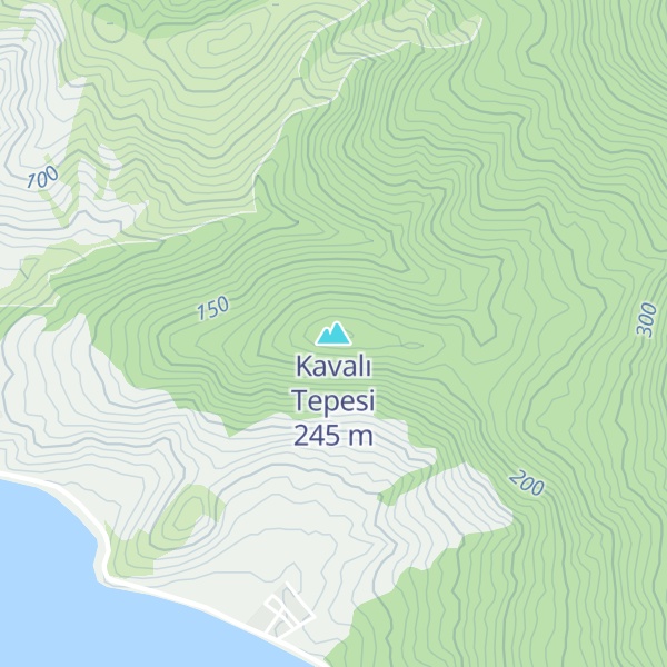 Map of Kavalı Tepesi