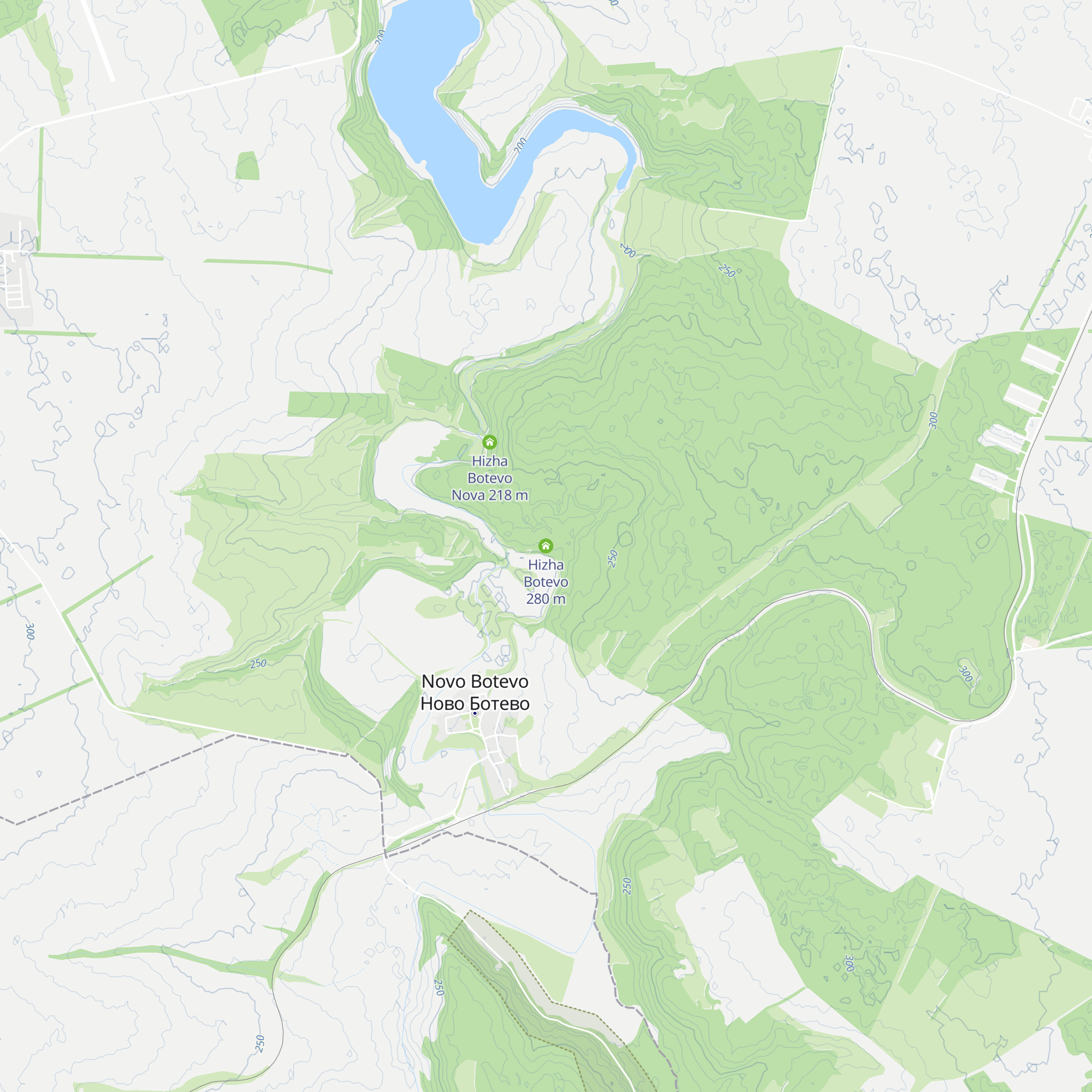 Hizha Botevo map