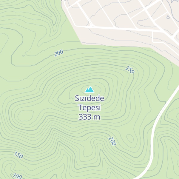 Map of Sızıdede Tepesi