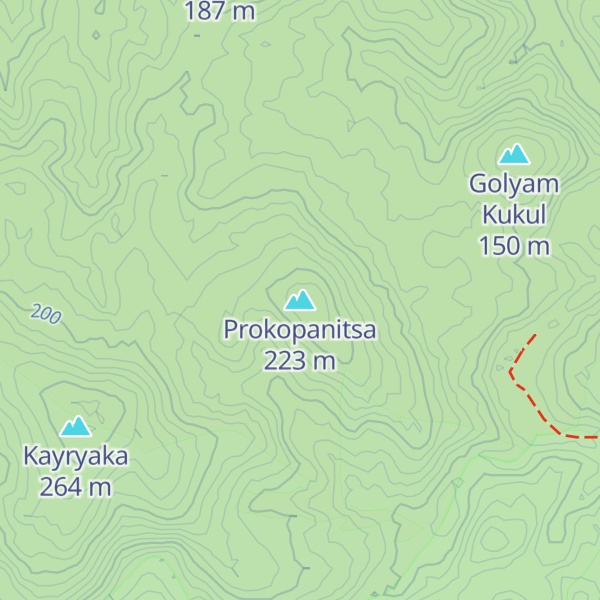 Map of Prokopanitsa
