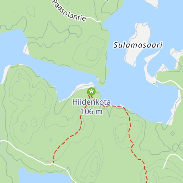Map of Hiidenkota