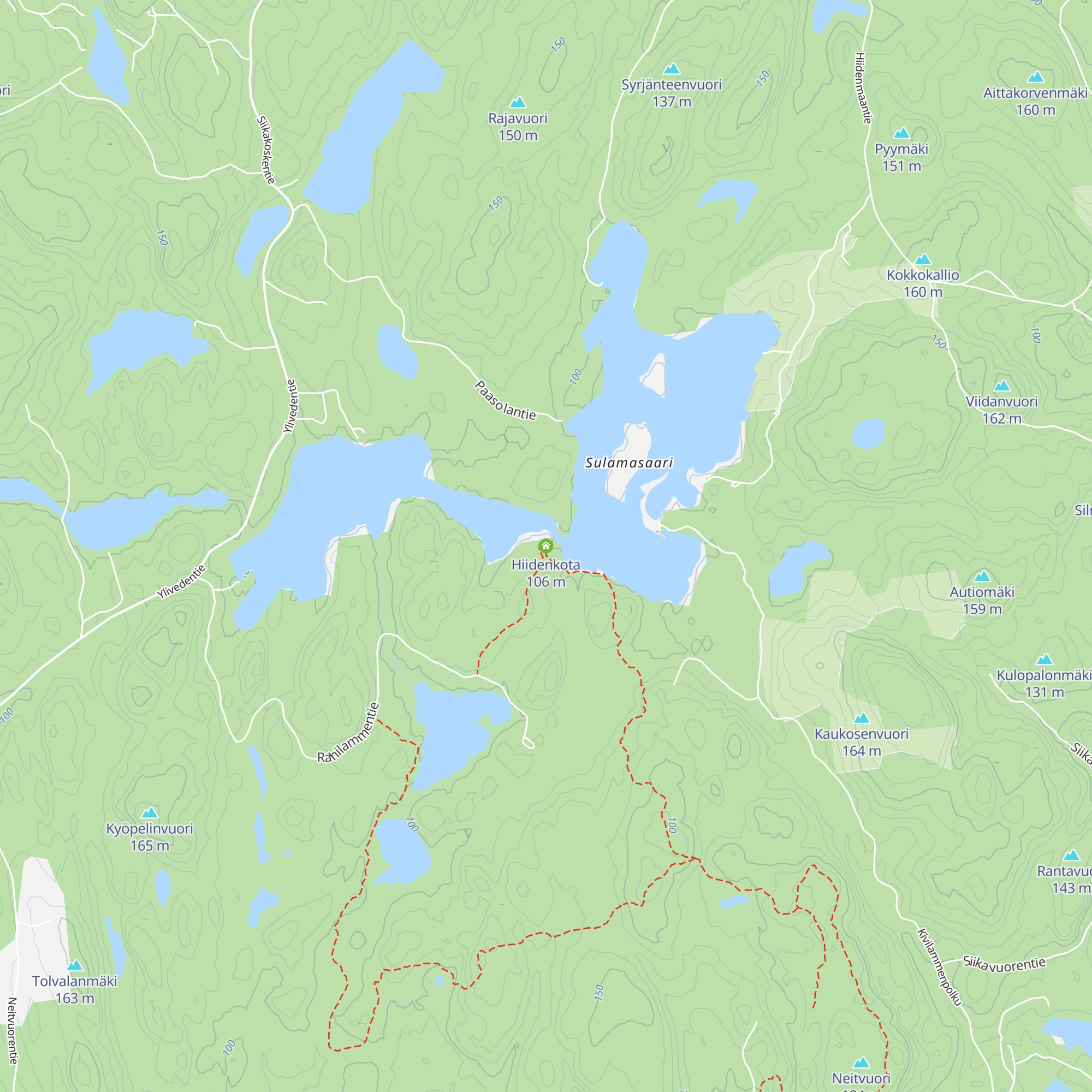 Hiidenkota map