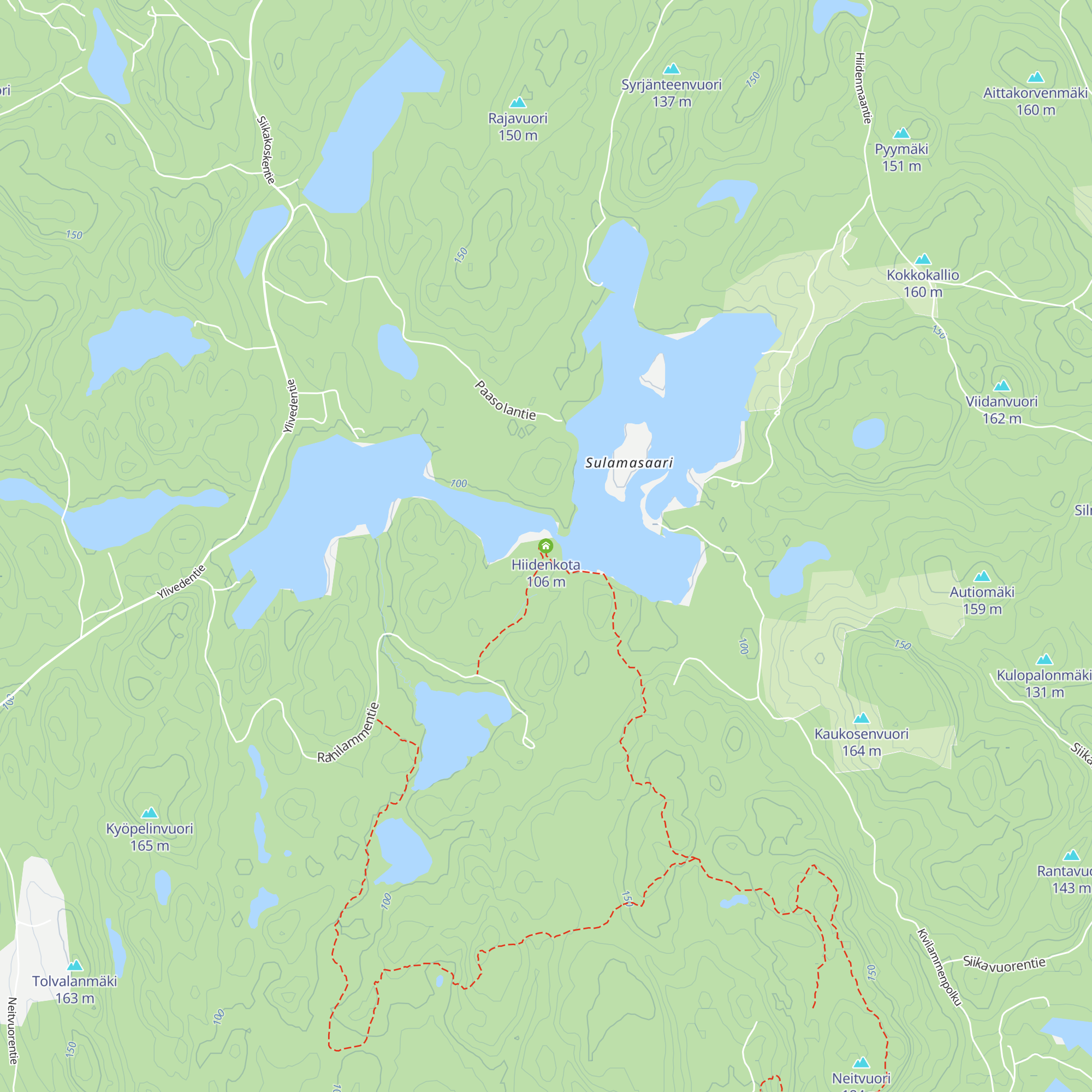 Hiidenkota map