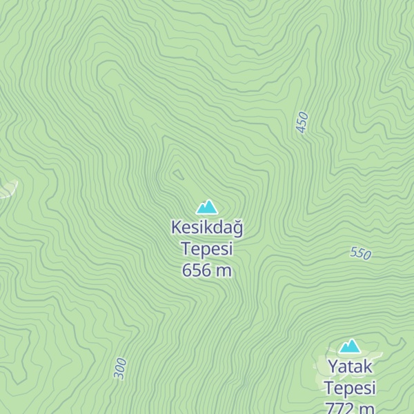 Map of Kesikdağ Tepesi