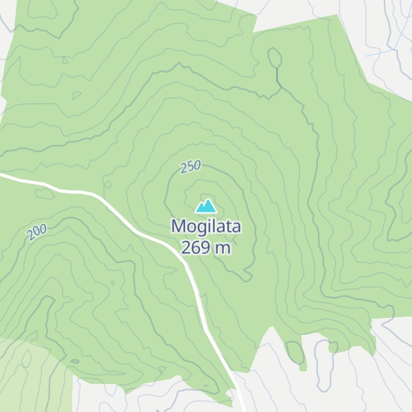 Map of Mogilata