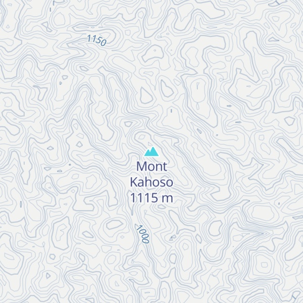 Map of Mont Kahoso