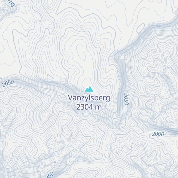 Map of Vanzylsberg