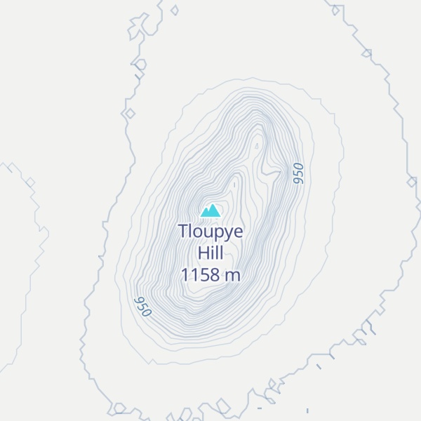 Map of Tloupye Hill