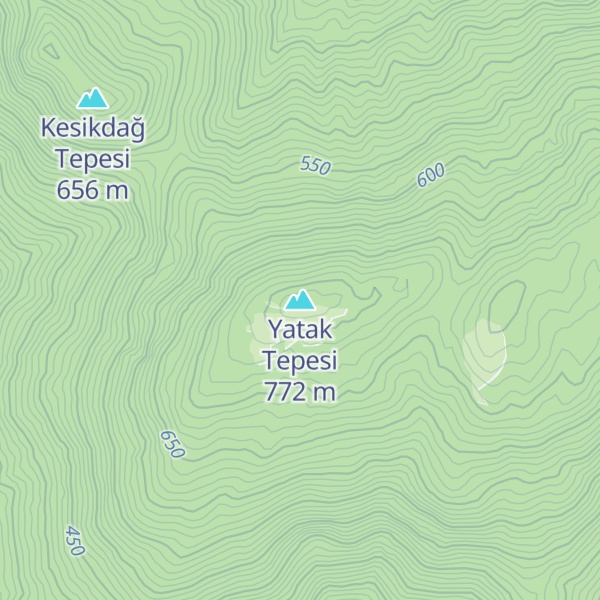Map of Yatak Tepesi