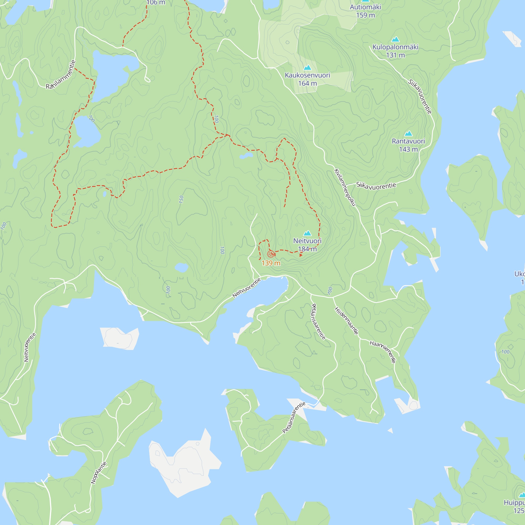 Hiidenmaan tila map