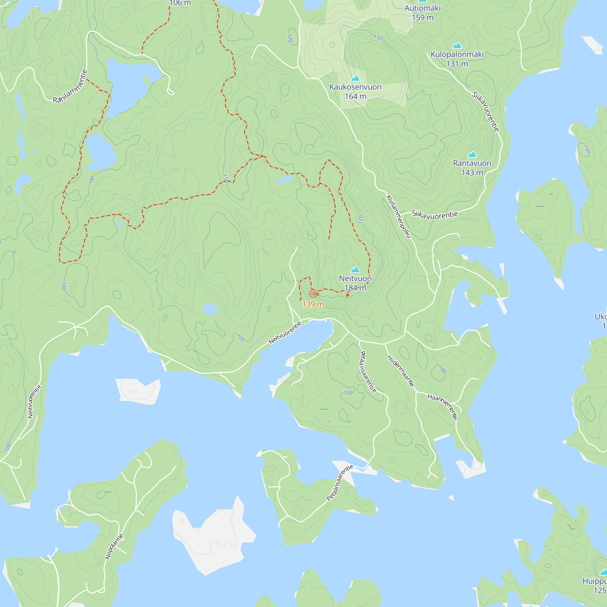Hiidenmaan tila map