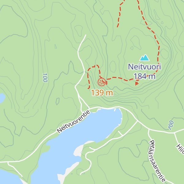 Map of Hiidenmaan tila