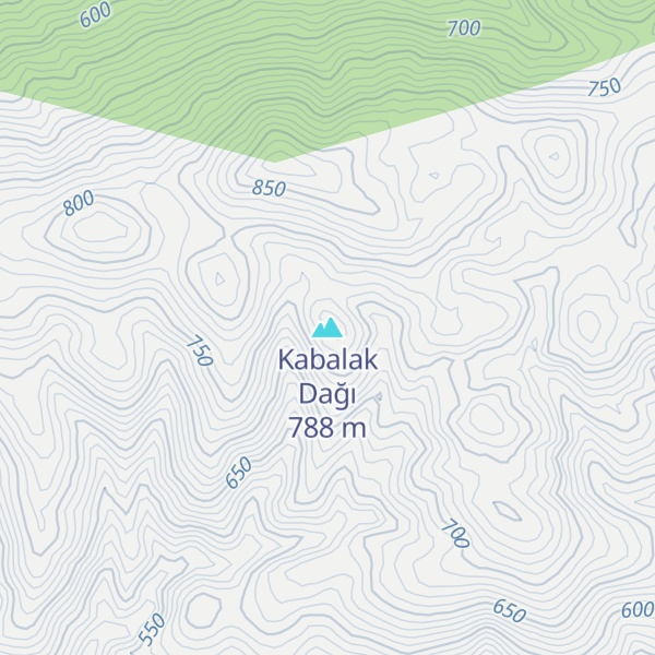 Map of Kabalak Dağı