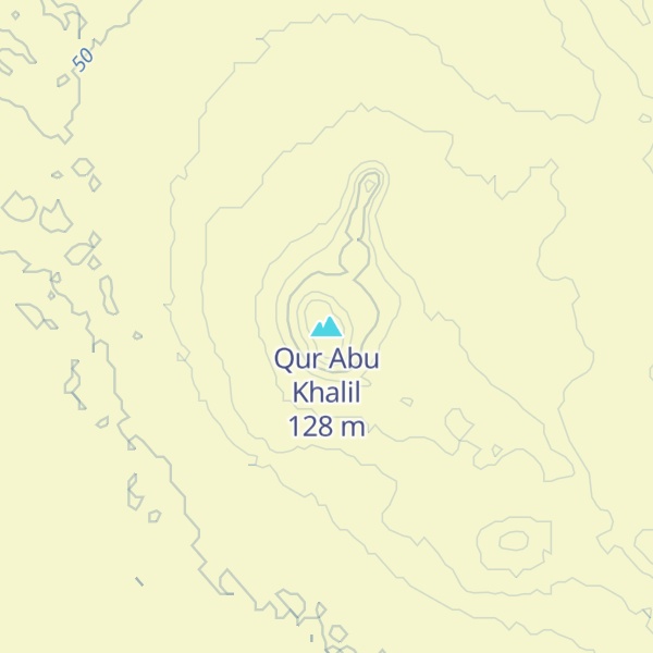 Map of Qur Abu Khalil