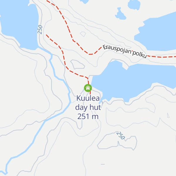Map of Kuulea day hut
