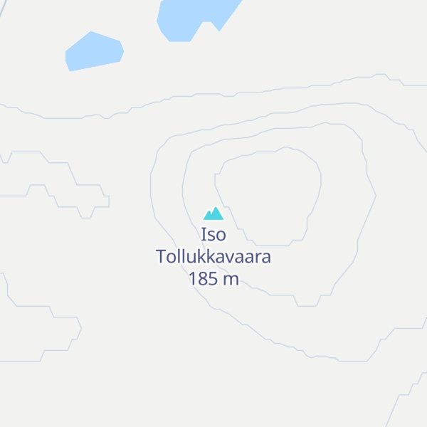 Map of Iso Tollukkavaara