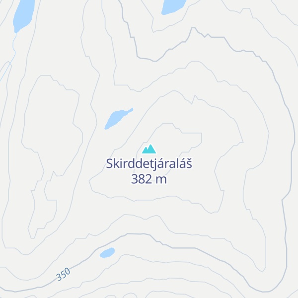 Map of Skirddetjáraláš