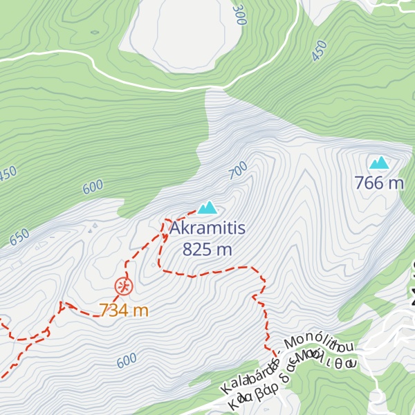Map of Akramitis