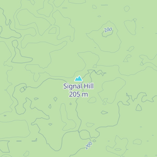 Map of Signal Hill