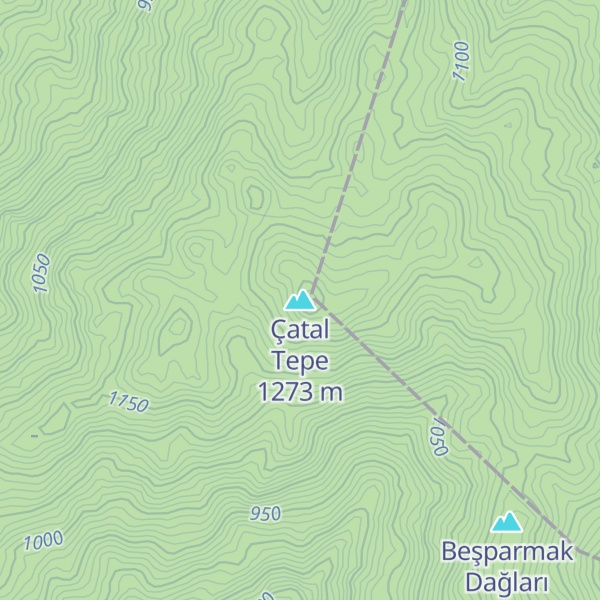 Map of Çatal Tepe