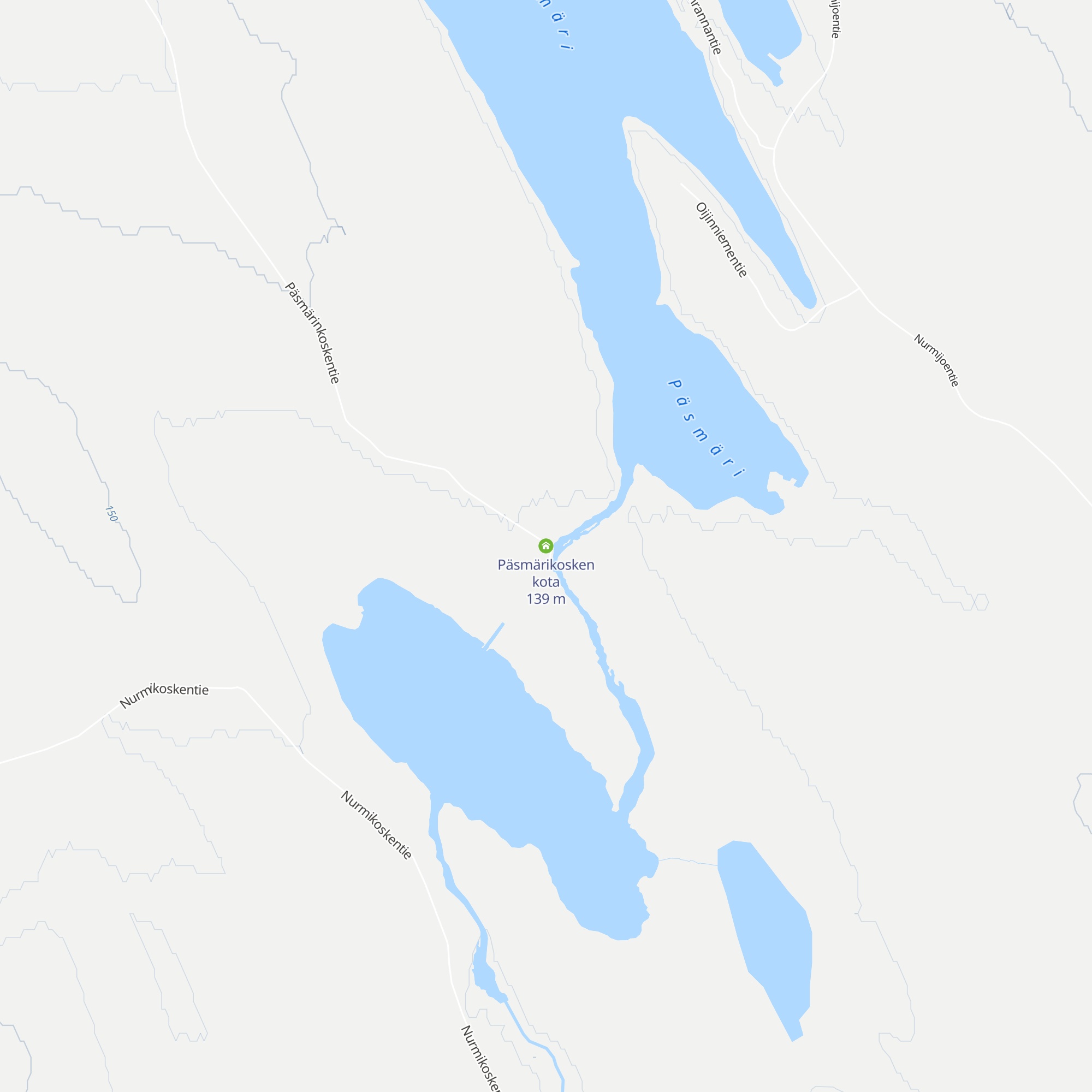 Päsmärikosken kota map