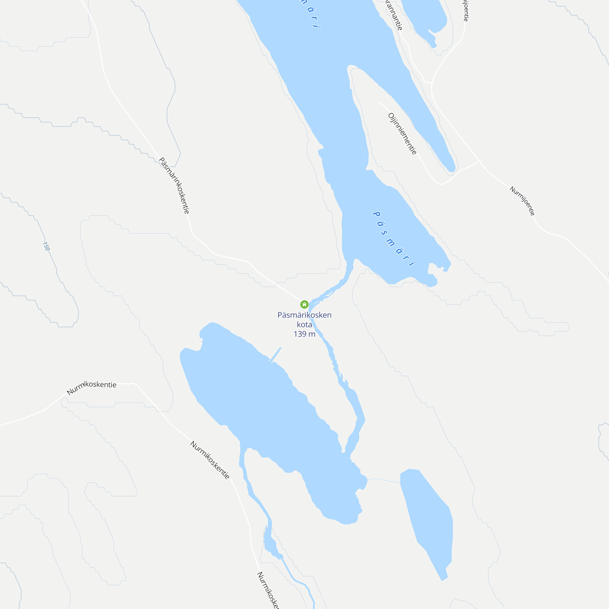 Päsmärikosken kota map