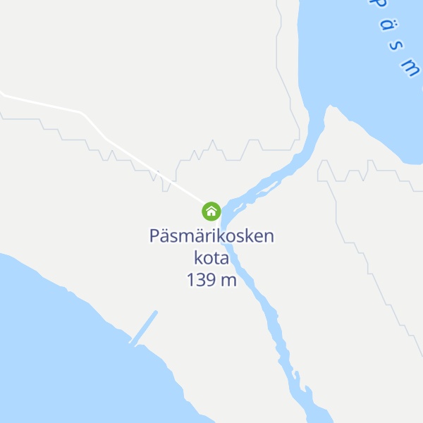 Map of Päsmärikosken kota