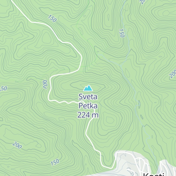 Map of Sveta Petka