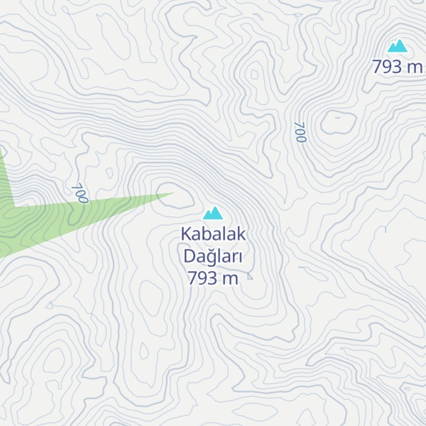 Map of Kabalak Dağları