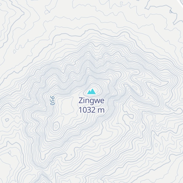 Map of Zingwe