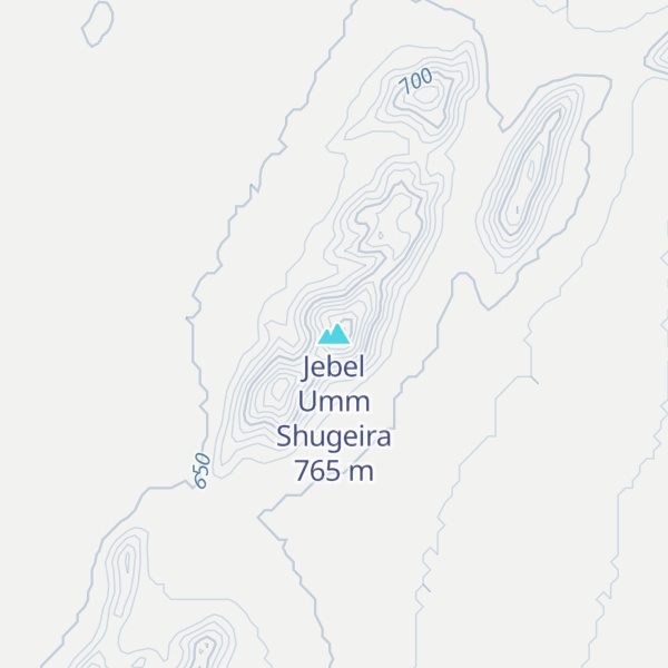 Map of Jebel Umm Shugeira