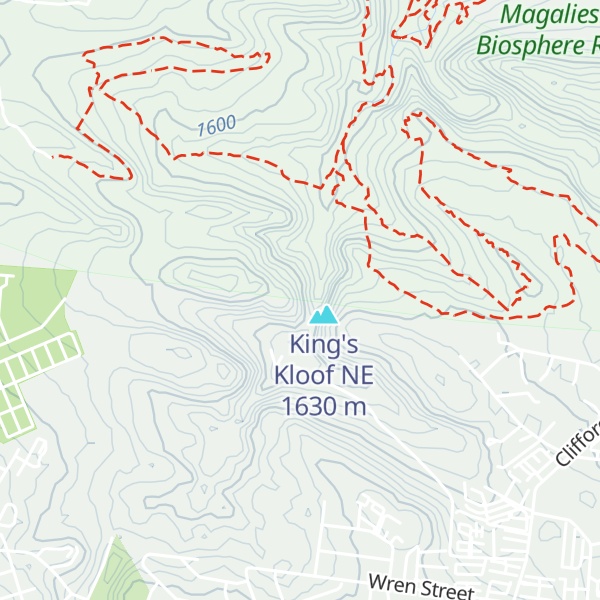 Map of King's Kloof NW