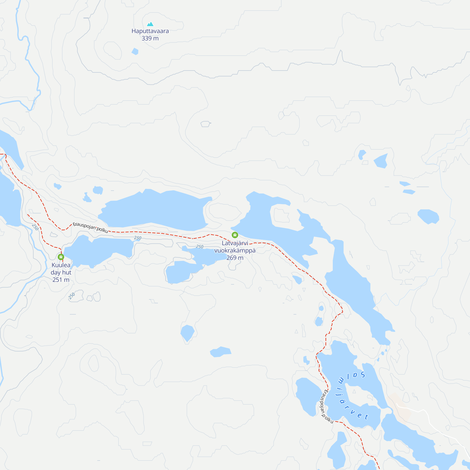 Latvajärvi vuokrakämppä map