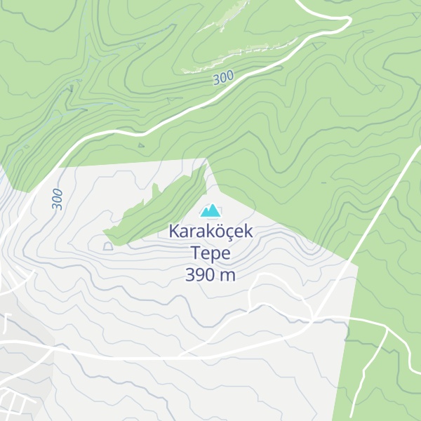 Map of Karaköçek Tepe