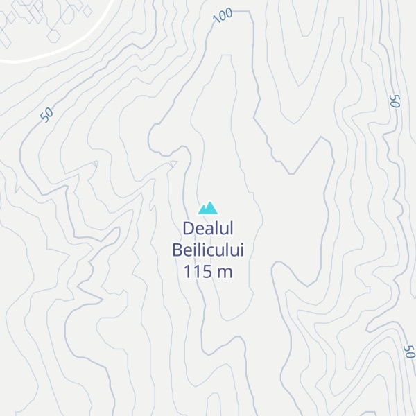 Map of Dealul Beilicului