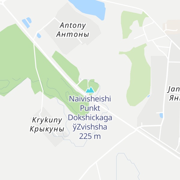 Map of Naivisheishi Punkt Dokshickaga ўZvishsha